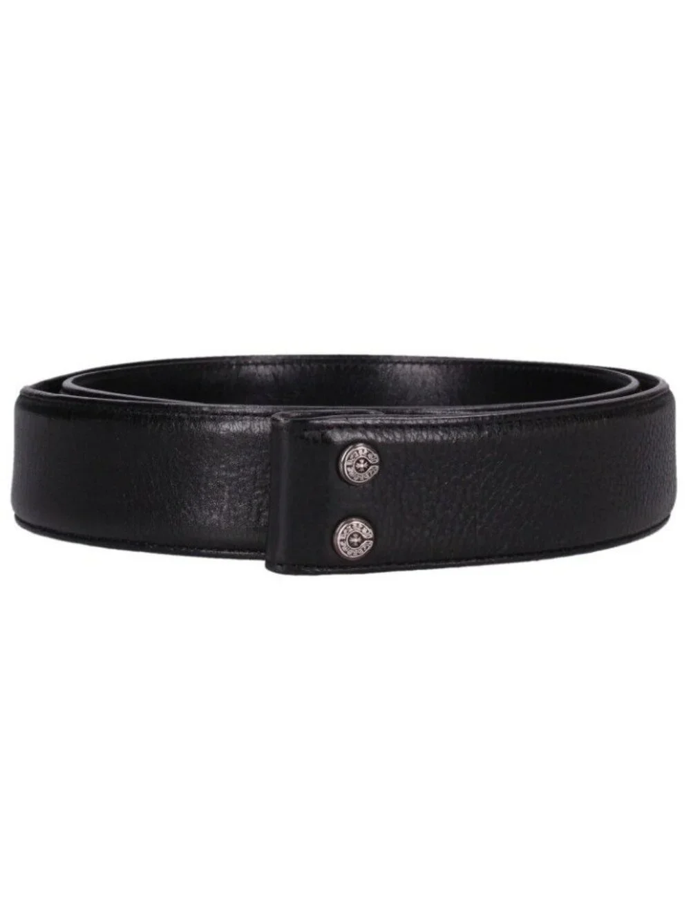 Chrome Hearts 1.5 Strap Scroll Rabe Roulis Betts Leather Belt